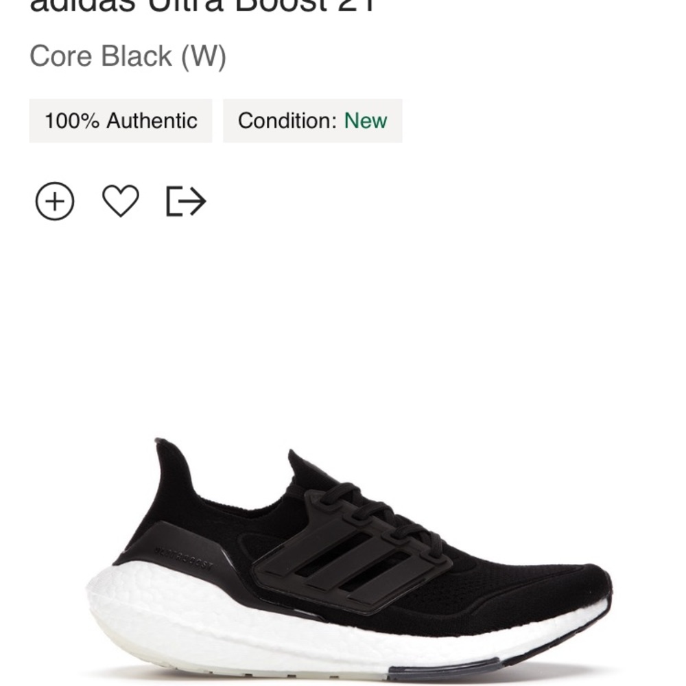 LIKE NEW! Adidas UltraBoost 21 Core Black!!